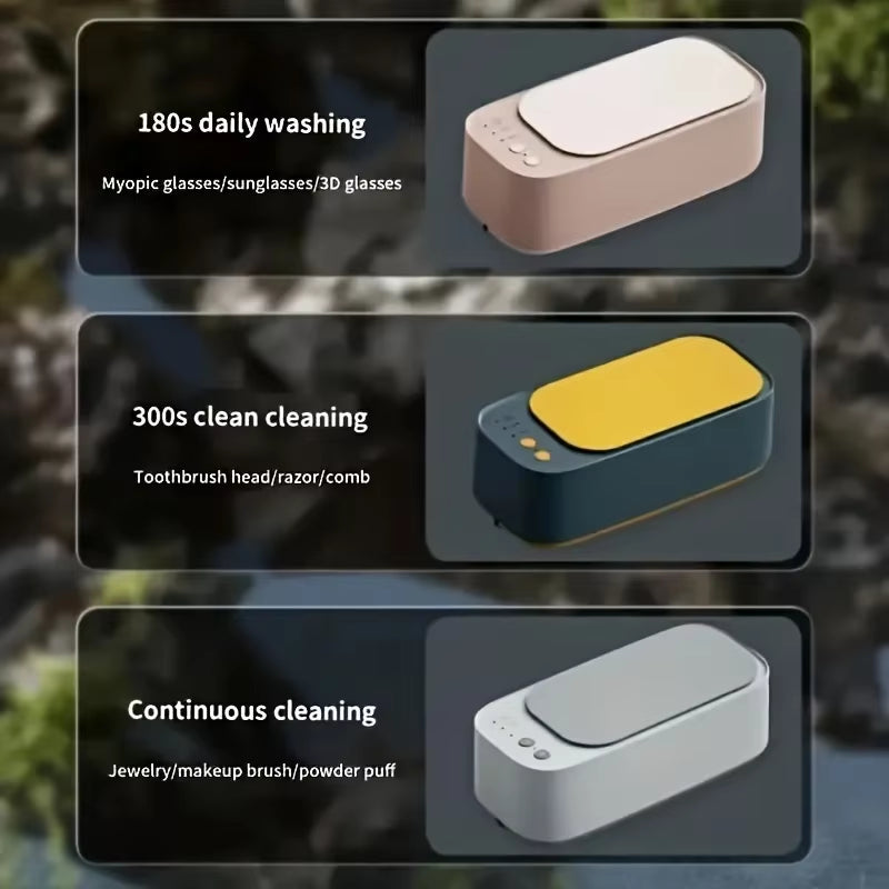 Xiaomi Ultrasonic Glasses Cleaning Machine 45KHZ Ultrasound Jewelry Cleaner Machine High Frequency Ultrasonic Cleaner Bath
